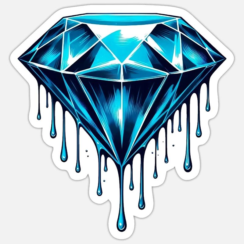 Diamant Sticker taille S (10 x 10 cm)