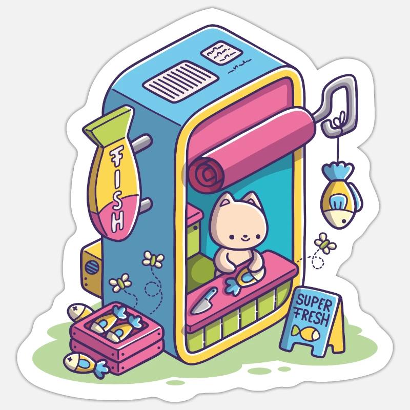 Sticker Größe S (10 x 10 cm) - 