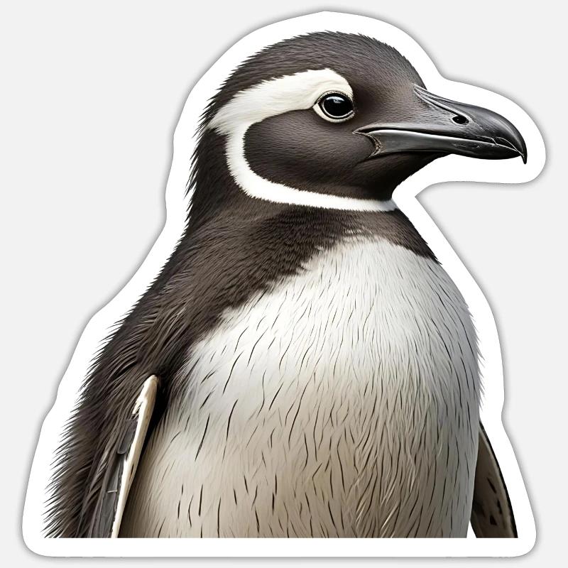 Penguin - Sticker size S (10 x 10 cm) - white matte