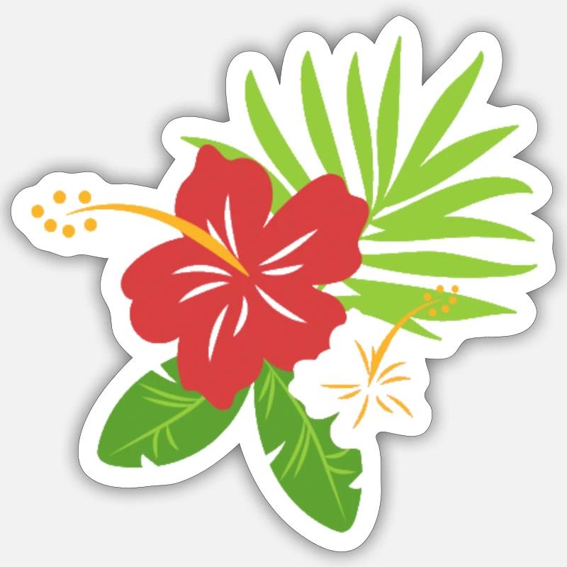 BLUME Sticker Größe S (10 x 10 cm)