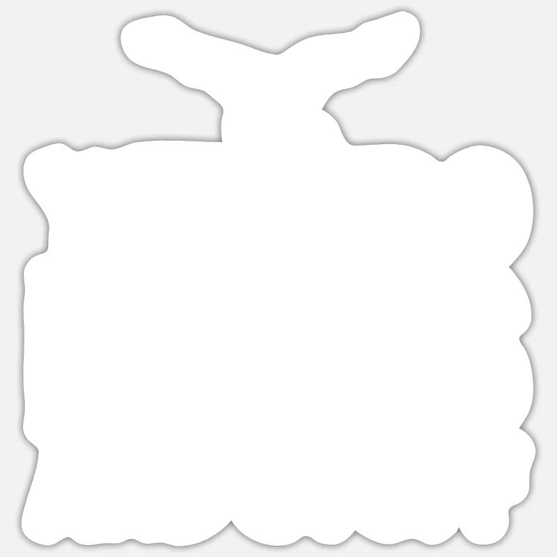 Ja, ich mache Flips und so! Sticker taille S (10 x 10 cm)