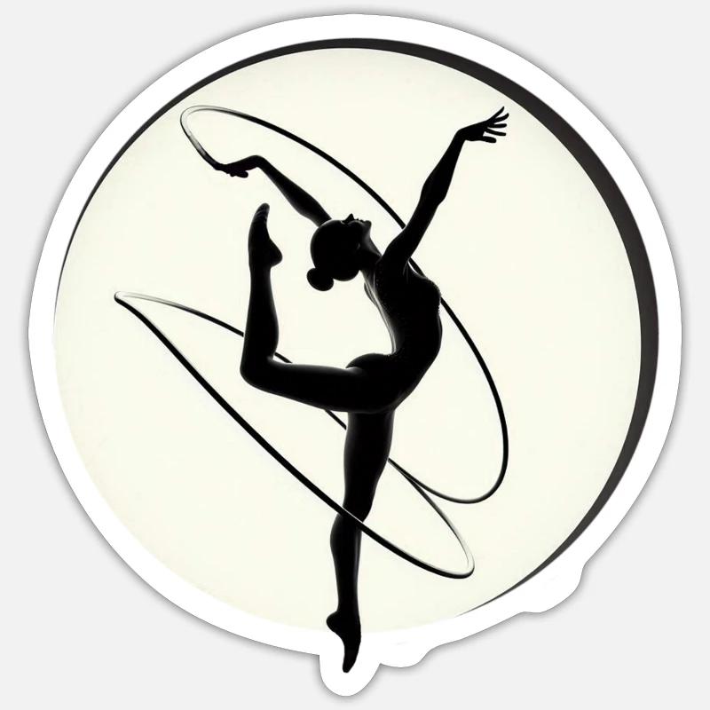 Dance - Sticker Größe S (10 x 10 cm) - Mattweiß
