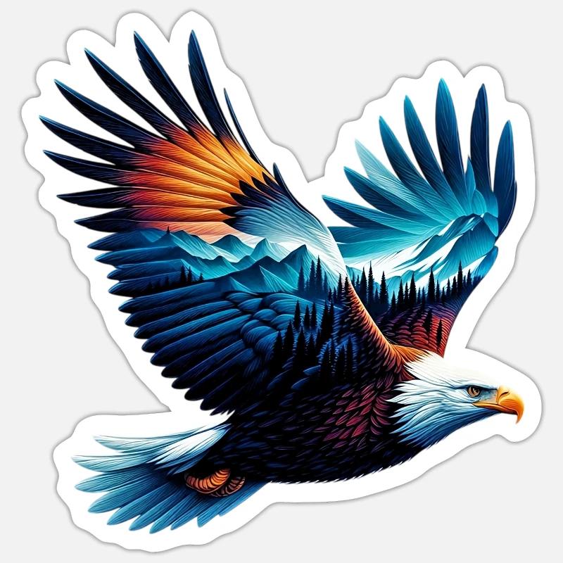 Aigle Sticker taille S (10 x 10 cm)