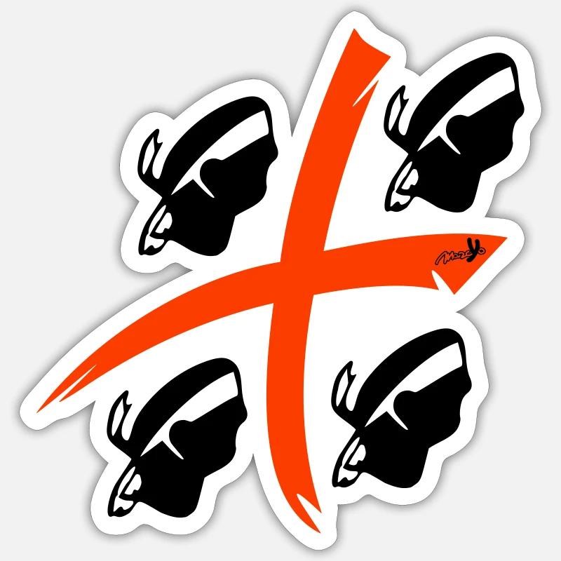 Sticker Größe S (10 x 10 cm) - 