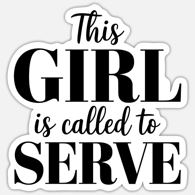 La force par la vocation Sticker taille S (10 x 10 cm)