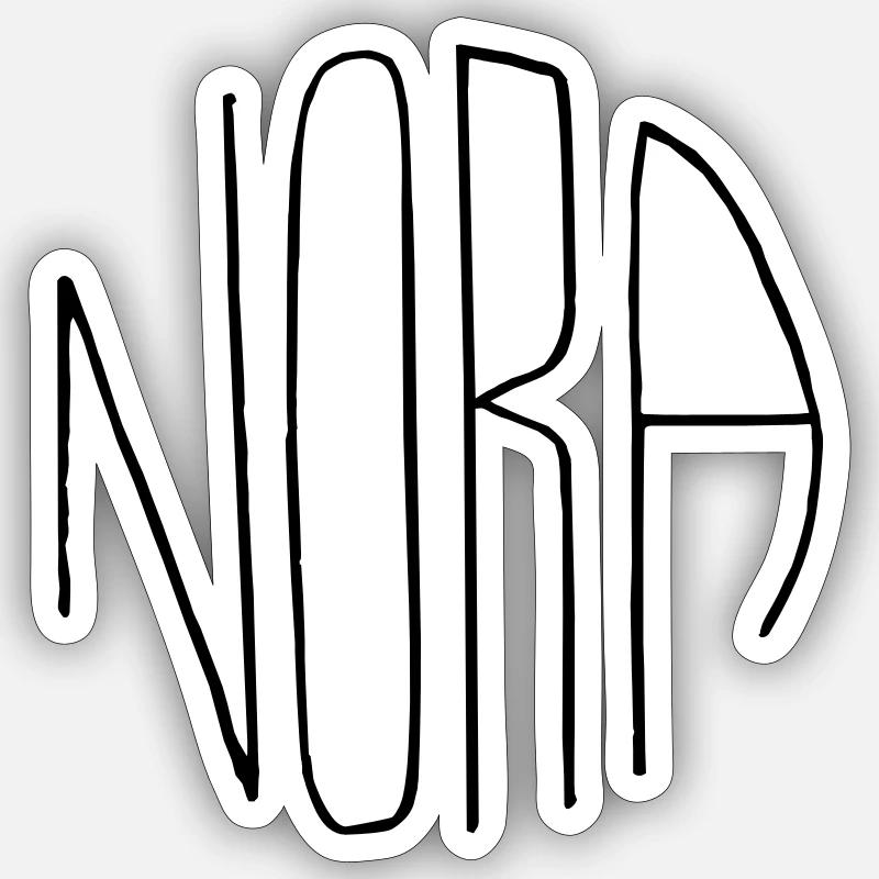 Nora Sticker Größe S (10 x 10 cm)