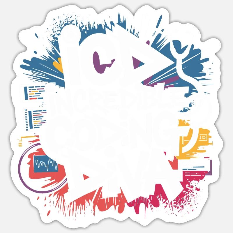 Passionate coding Sticker size S (10 x 10 cm)