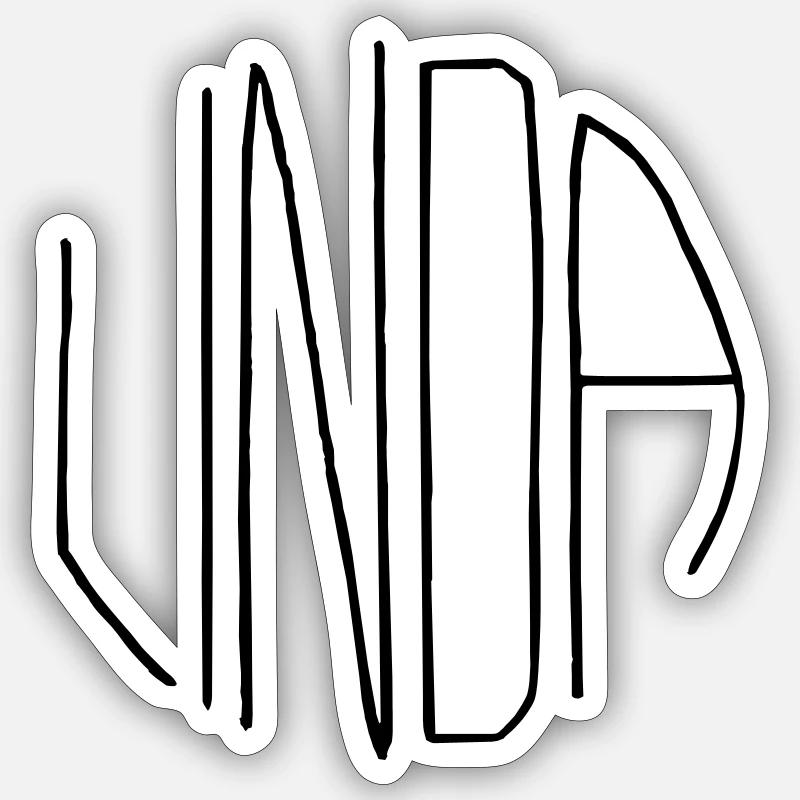 Sticker Größe S (10 x 10 cm) - 