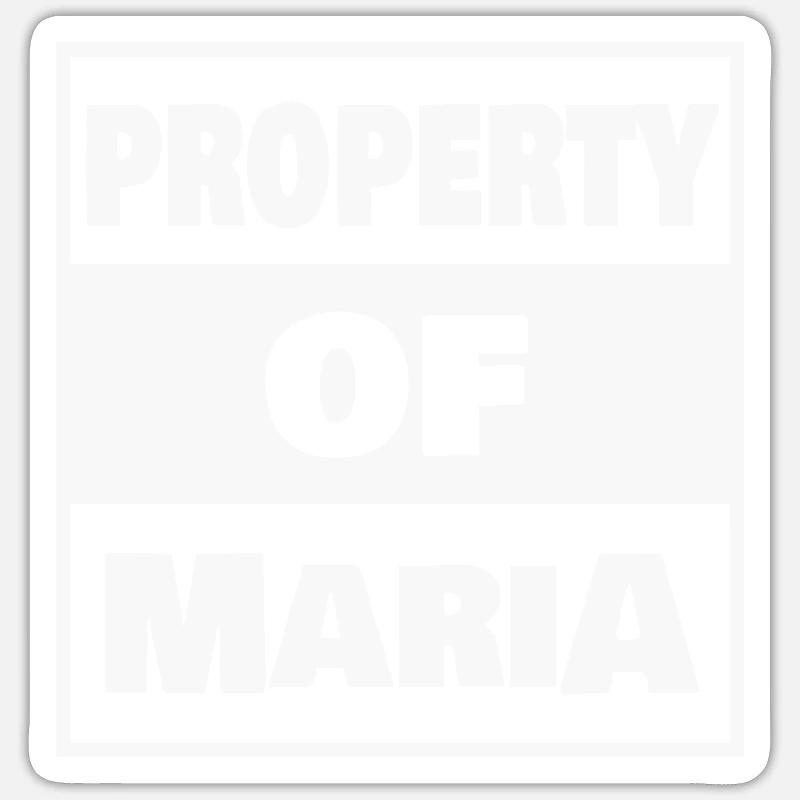 Maria Sticker size S (10 x 10 cm)