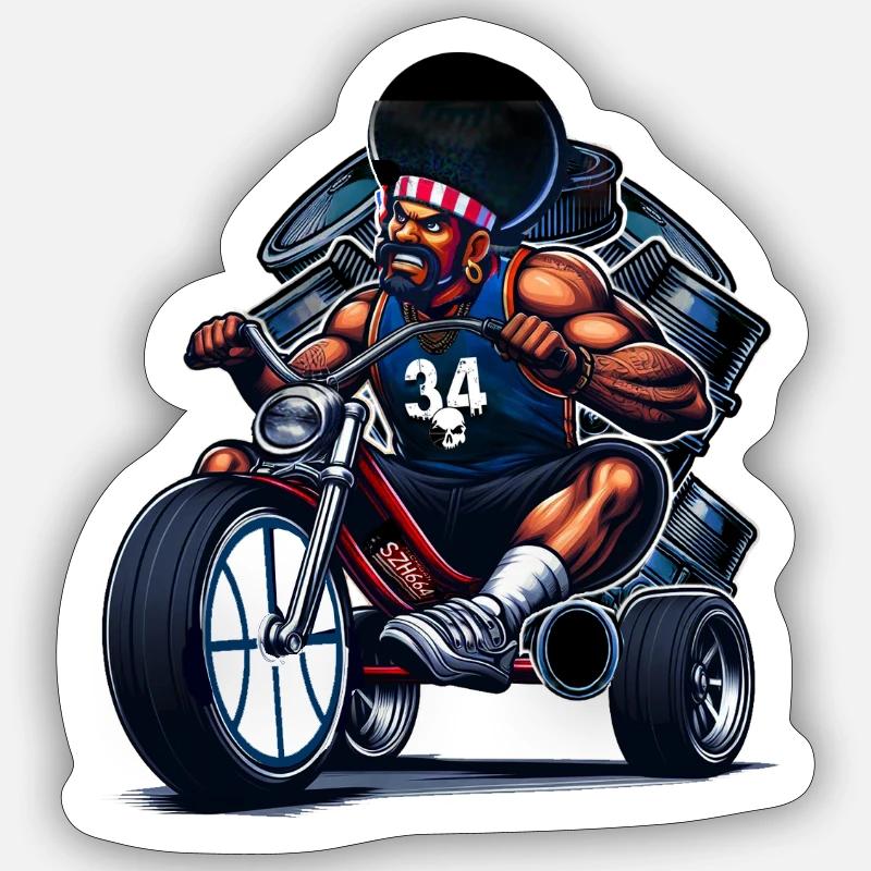 Benito Di Loco Buzzerbeater Best - Sticker taille S (10 x 10 cm) - blanc mat