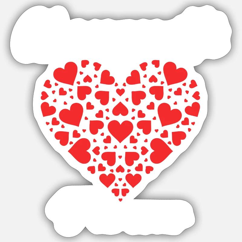 Chouquette - Sticker Größe S (10 x 10 cm) - Mattweiß