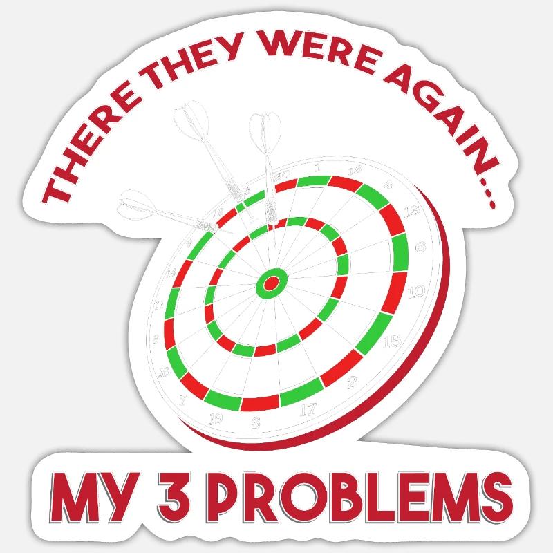 Jeu de fléchettes Dartpfeil Sticker taille S (10 x 10 cm)