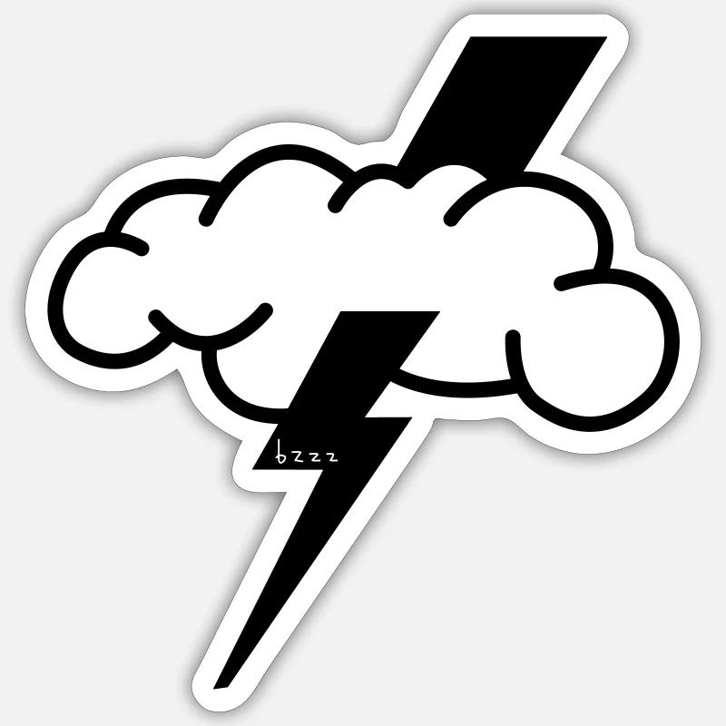 FOUDRE Sticker taille S (10 x 10 cm)