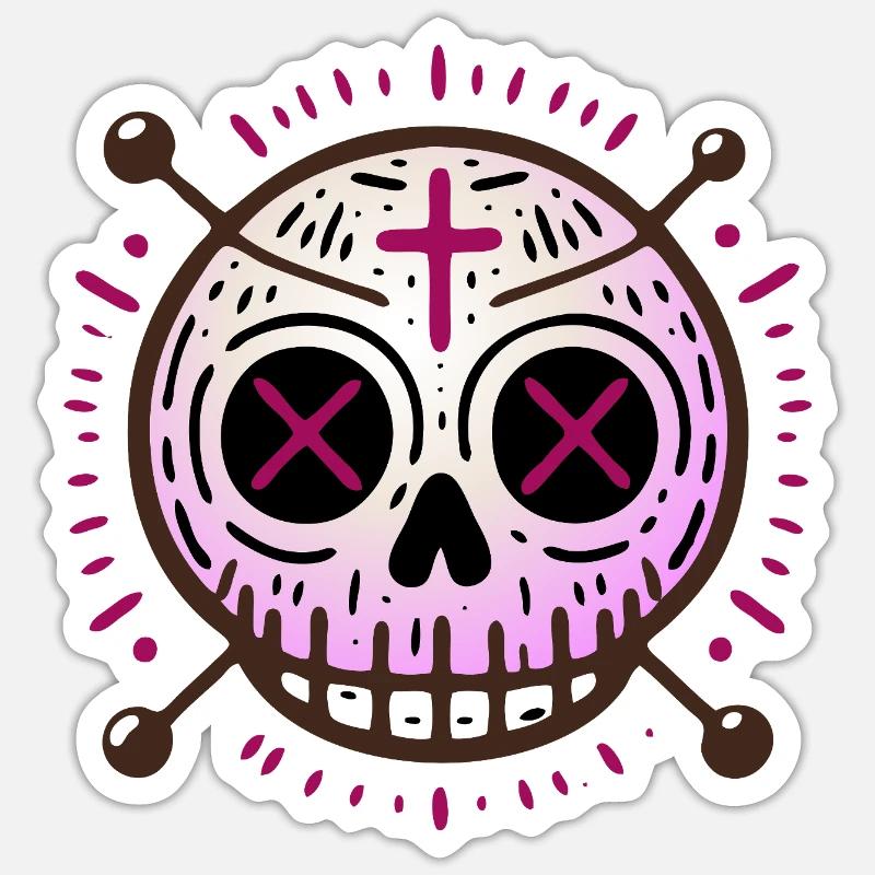 Hump Head Xavia - Sticker size S (10 x 10 cm) - white matte