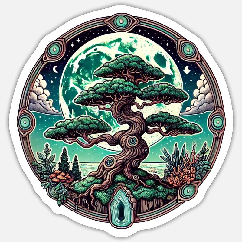 Uralter Baum des Lebens Sticker Größe S (10 x 10 cm)
