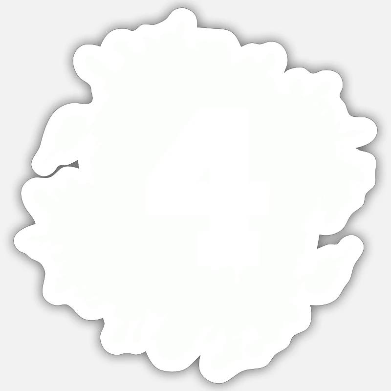 4 gouttes Sticker taille S (10 x 10 cm)