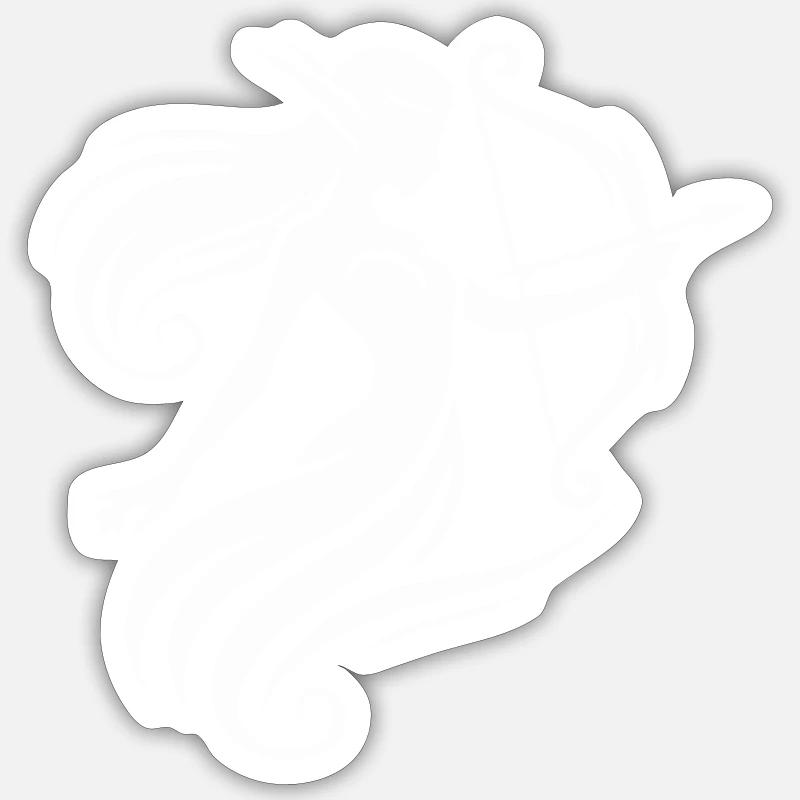 elfe pfeil und bogen Sticker Größe S (10 x 10 cm)