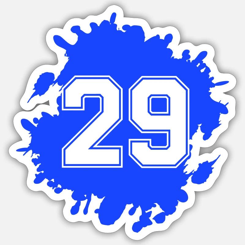 29 blobs Sticker size S (10 x 10 cm)