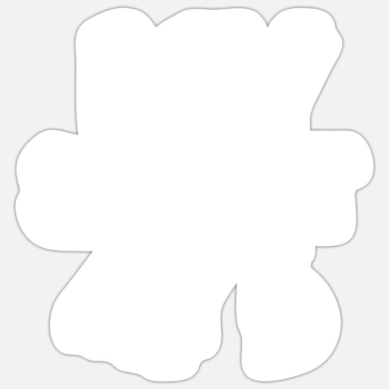 46 - Sticker taille S (10 x 10 cm) - blanc mat