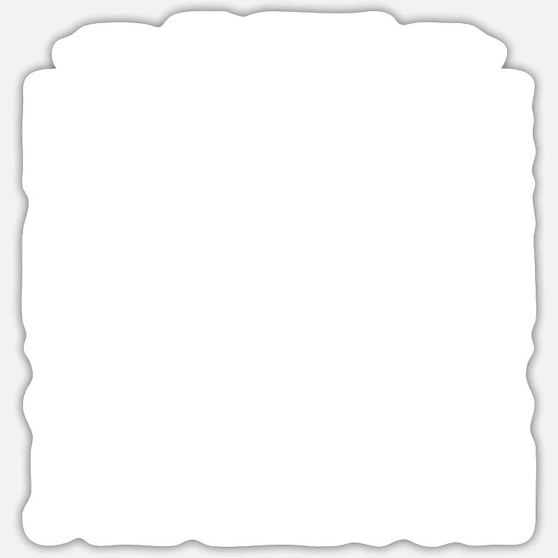 Franc comtois je ferme pas ma gueule franche comté - Sticker taille S (10 x 10 cm) - blanc mat