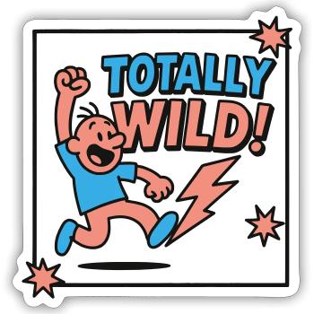 Comic Energy Explosion - Sticker size S (10 x 10 cm) - white matte - Front