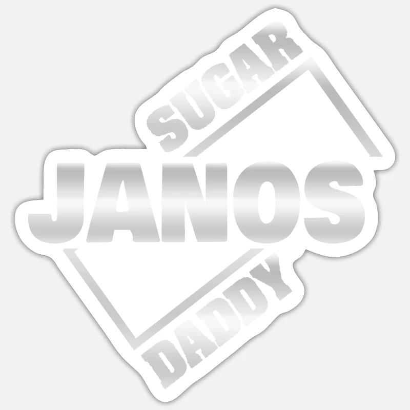 Sugardaddy Janos Sticker taille S (10 x 10 cm)