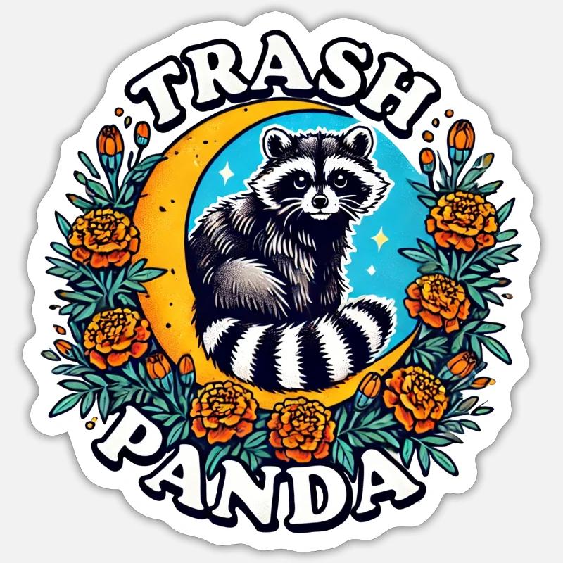 Trash Panda Sticker size S (10 x 10 cm)