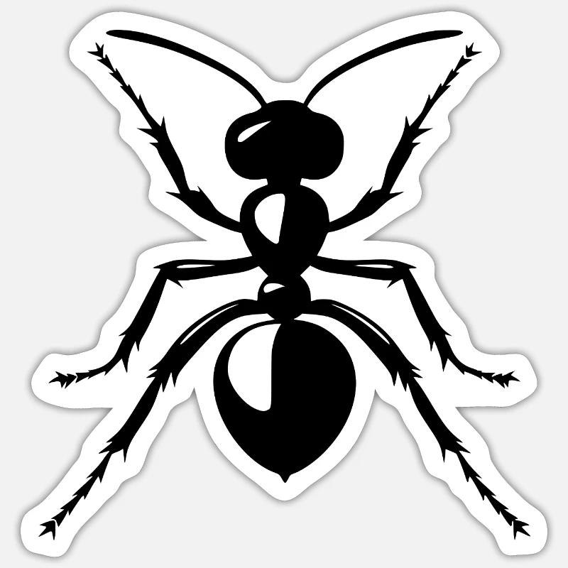 Fourmi Sticker taille S (10 x 10 cm)