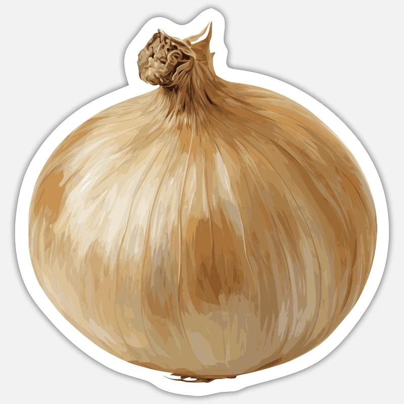 onion Sticker size S (10 x 10 cm)