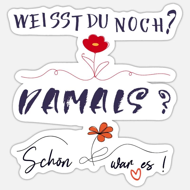 Mémoire - Sticker taille S (10 x 10 cm) - blanc mat