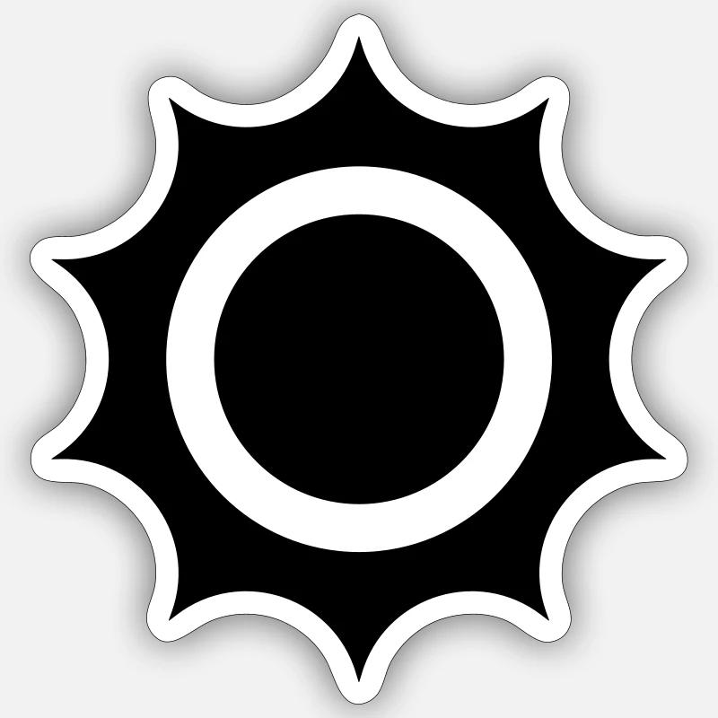 "Solar Energy - Clean Future" Sticker size S (10 x 10 cm)