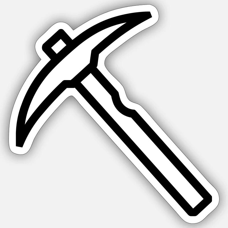 Eispickel Sticker Größe S (10 x 10 cm)