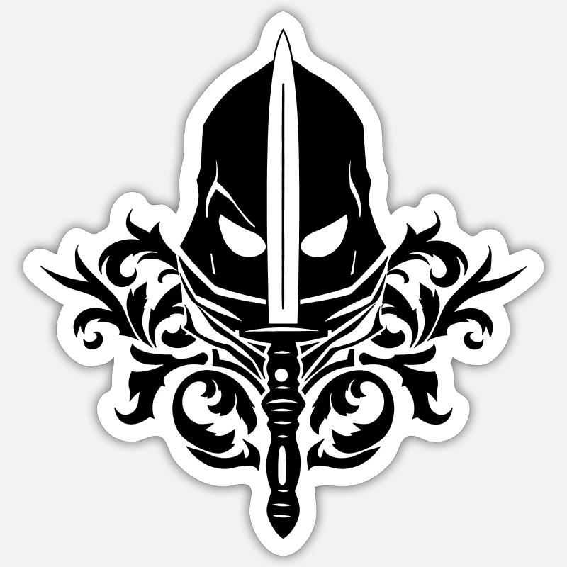 Thief's Symbol – Stealth Emblem Sticker size S (10 x 10 cm)