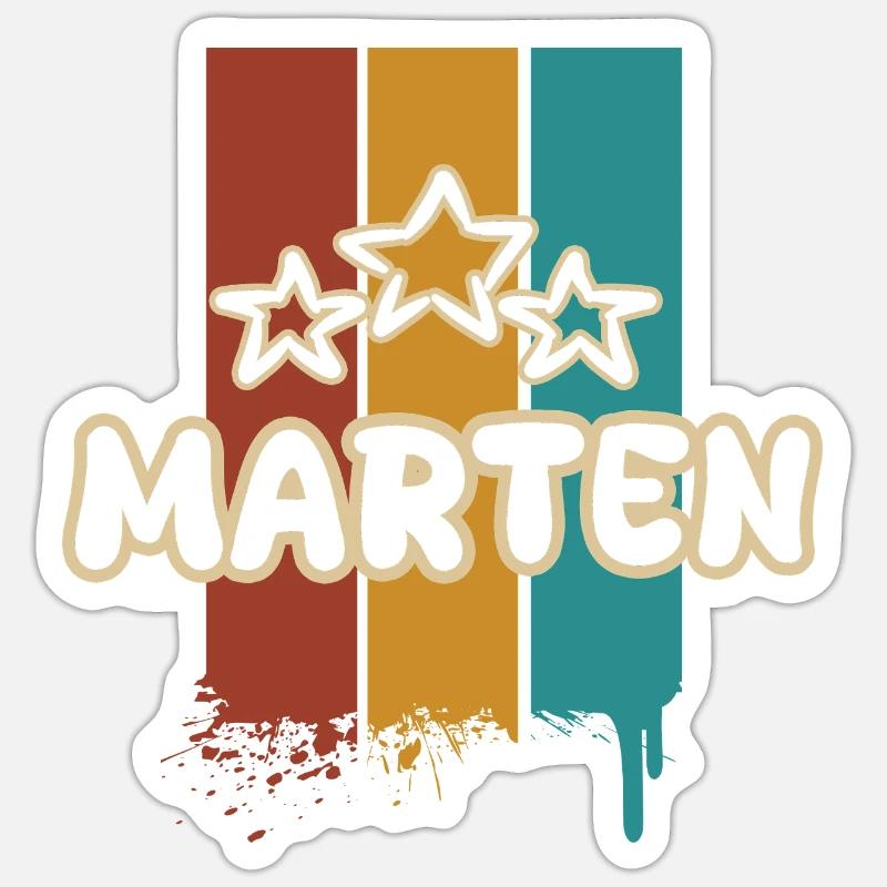Gift for Marten Sticker size S (10 x 10 cm)