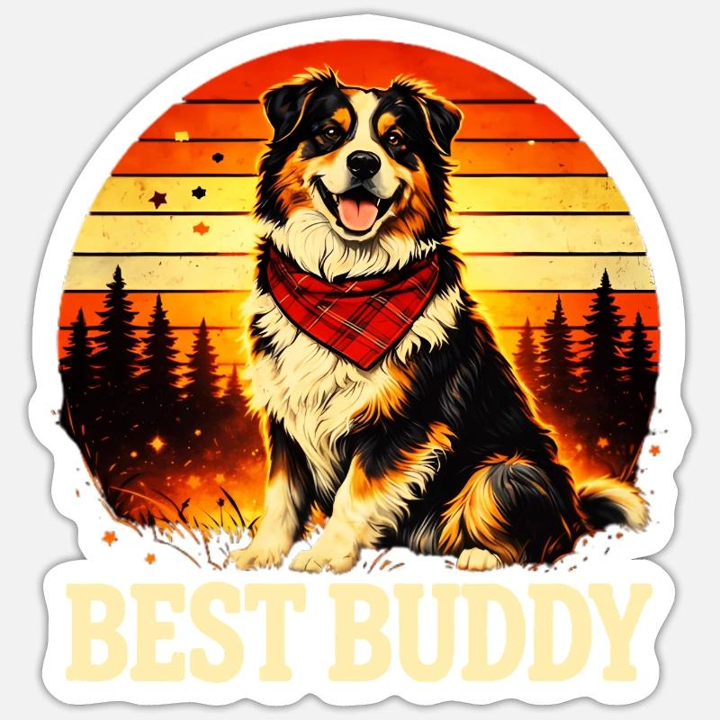 Australian Shepherd Sticker size S (10 x 10 cm)