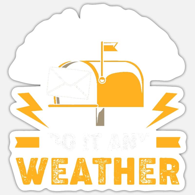 Cachet postal Sticker taille S (10 x 10 cm)