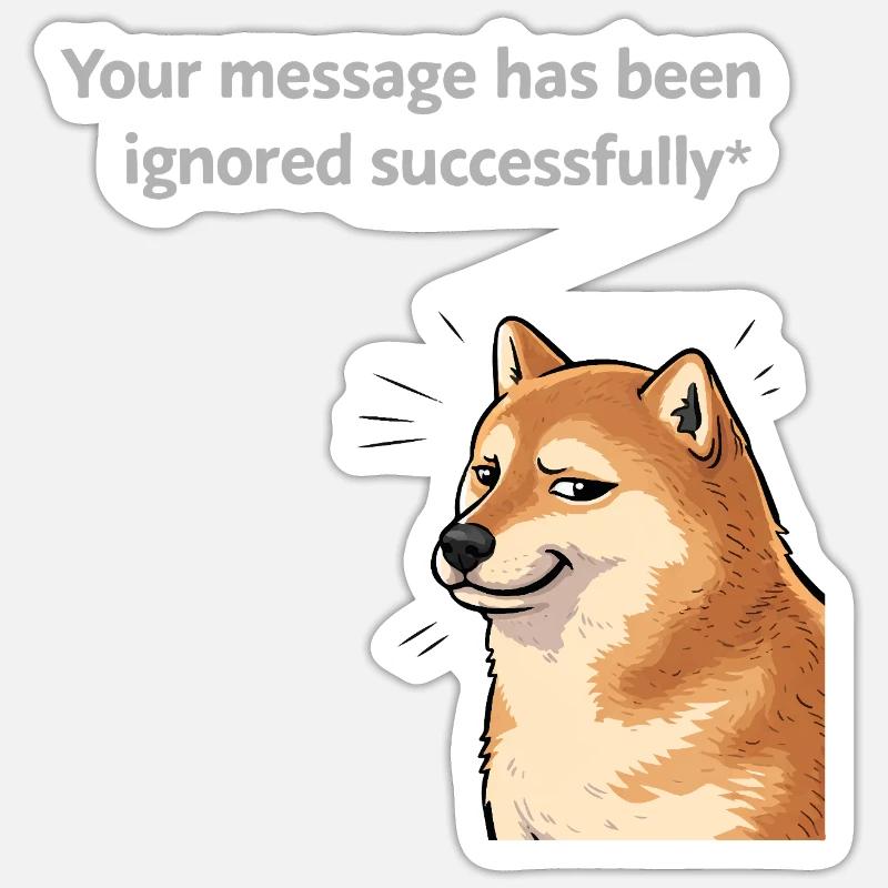 Sticker Größe S (10 x 10 cm) - 