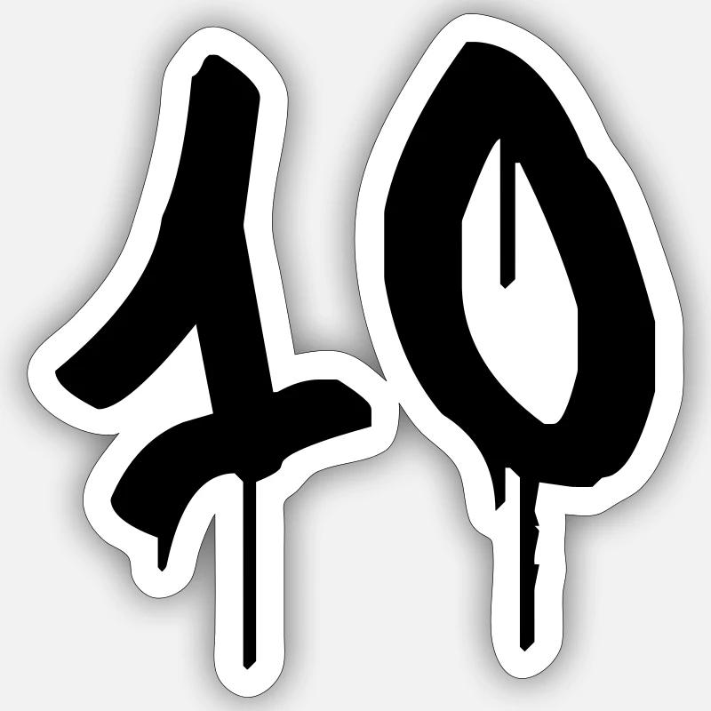 Sticker Größe S (10 x 10 cm) - 