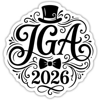 Jga 2026 Junggesellenabschied - Sticker Größe S (10 x 10 cm) - Mattweiß - Vorne