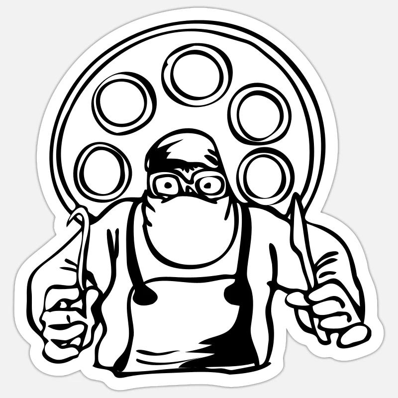 Surgeon Sticker size S (10 x 10 cm)