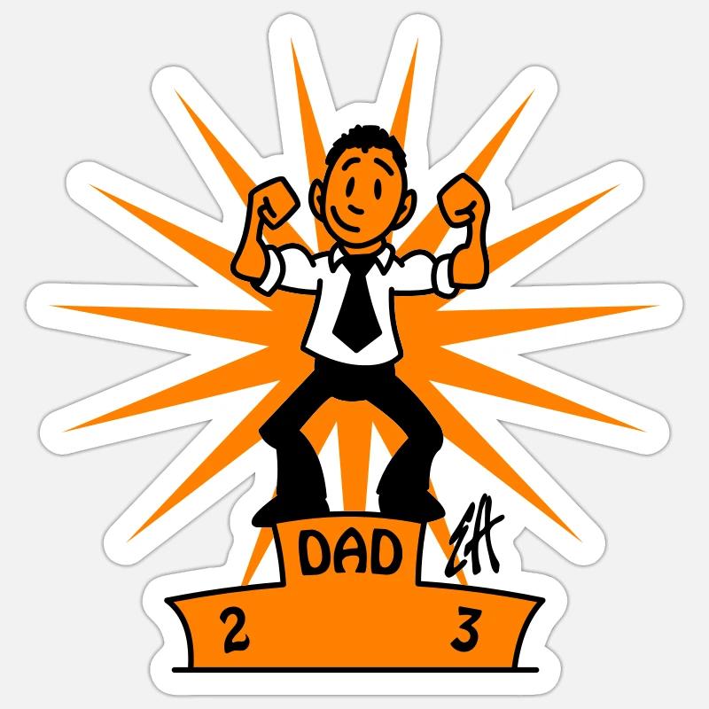 Dad Sticker size S (10 x 10 cm)