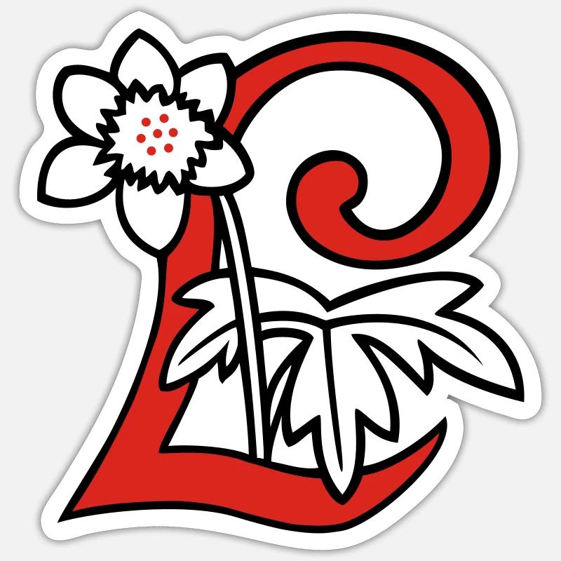 Symbol L - Sticker size S (10 x 10 cm) - white matte