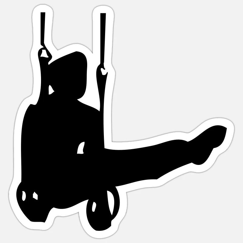 Ringe Turner Sticker Größe S (10 x 10 cm)