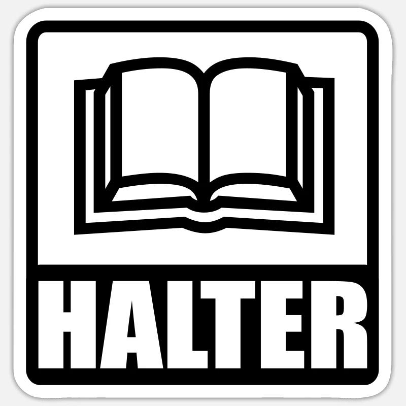 buchhalter - Sticker Größe S (10 x 10 cm) - Mattweiß