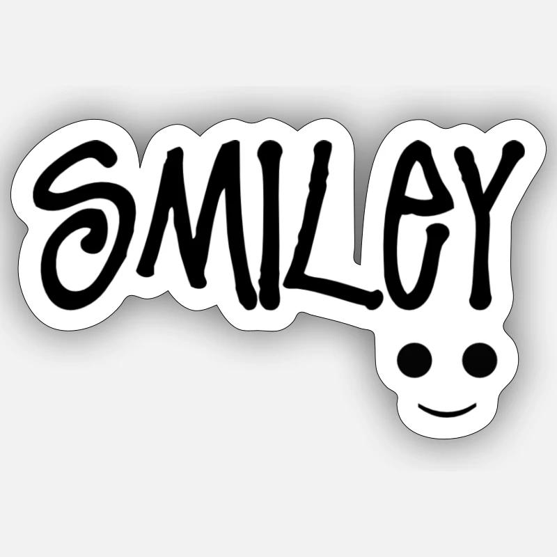 Smiley21 Smiley21 Smiley21 - Sticker taille S (10 x 10 cm) - blanc mat