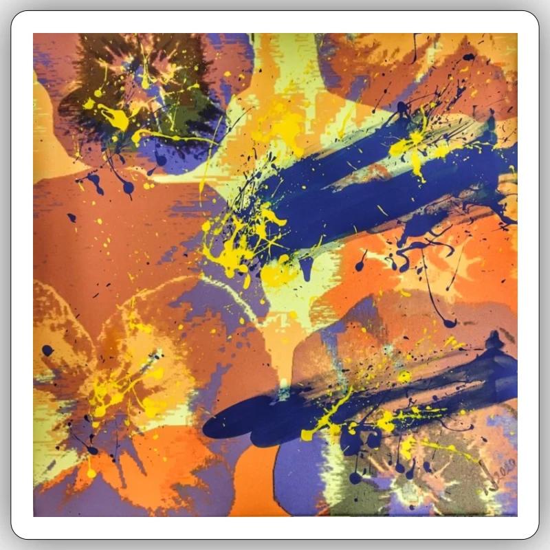 Printemps 2020 Sticker taille S (10 x 10 cm)