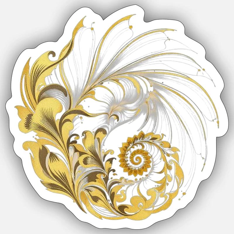 Naturkunst Sticker Größe S (10 x 10 cm)