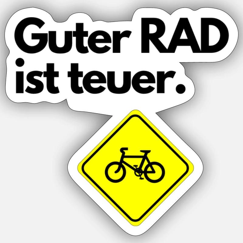 Good RAD is expensive. Sticker size S (10 x 10 cm)