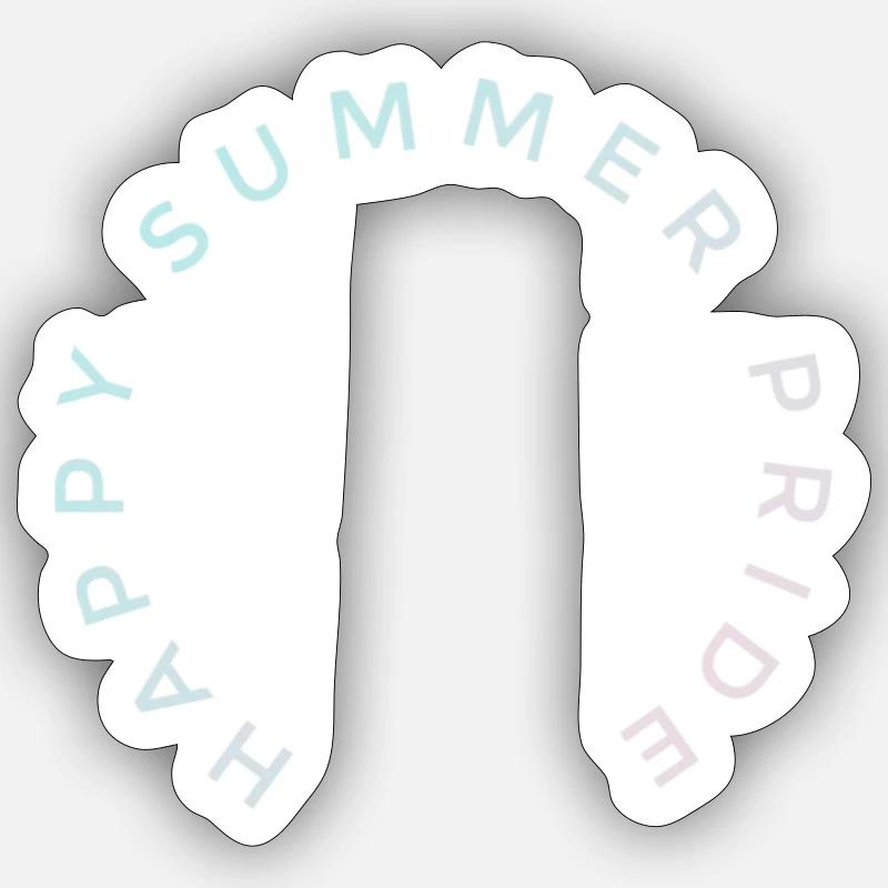 Summer Pride Sticker Größe S (10 x 10 cm)