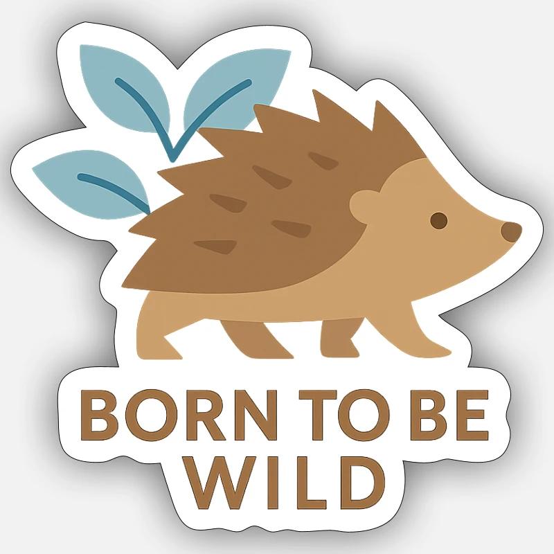 Igel Sticker Größe S (10 x 10 cm)